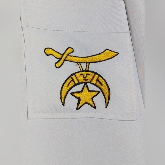 Custom Masonic Temple Over Shirt with Embroidery Camels / Symbols - Picture 3 of 6